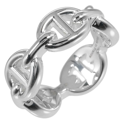 Hermes Chaine D'ancre Anchene PM Silver 925 Size 8 Ladies 5.4g Ring