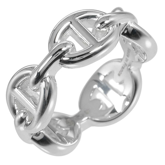 Hermes Chaine D'ancre Anchene PM Silver 925 Size 8 Ladies 5.4g Ring