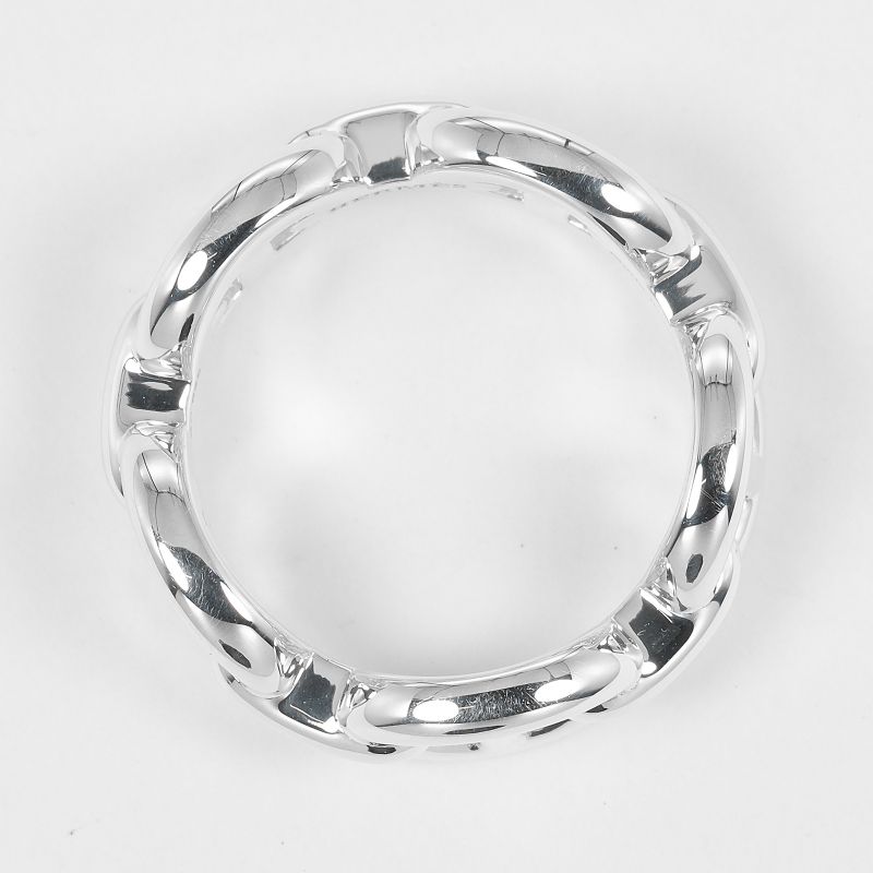 Hermes Chaine D'ancre Anchene PM Silver 925 Size 8 Ladies 5.4g Ring