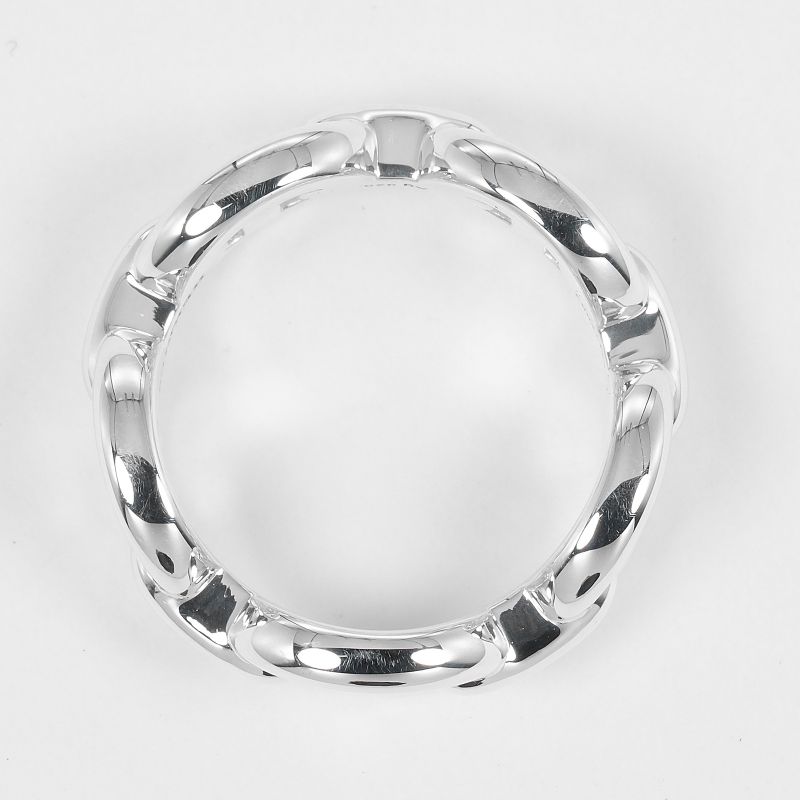 Hermes Chaine D'ancre Anchene PM Silver 925 Size 8 Ladies 5.4g Ring