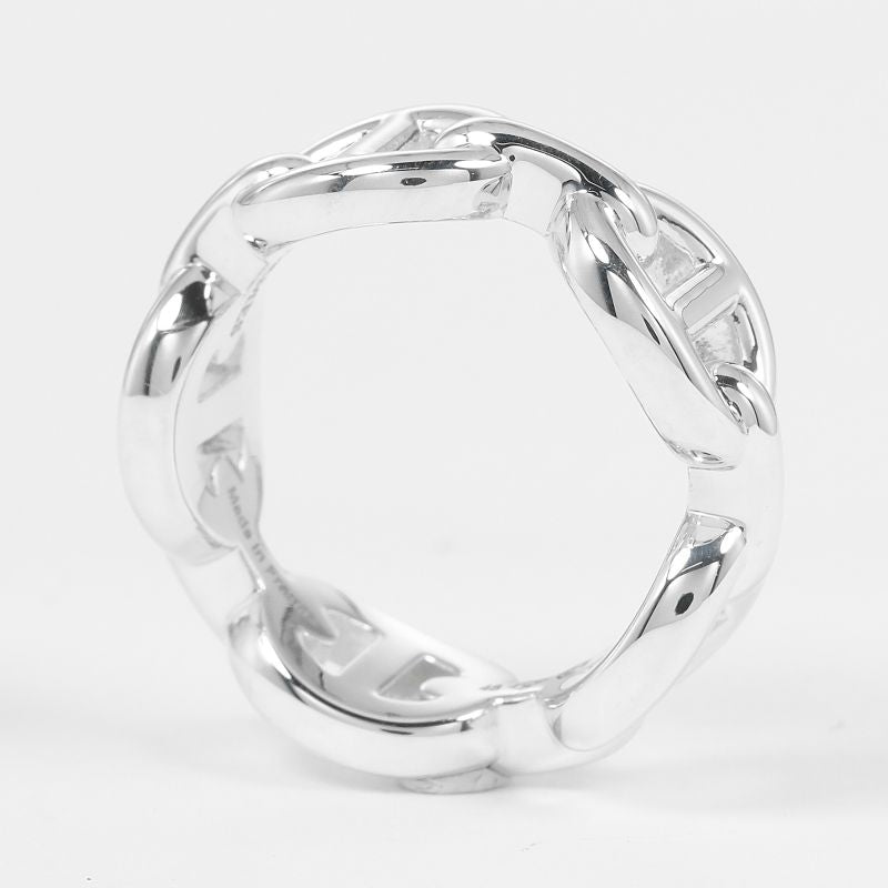 Hermes Chaine D'ancre Anchene PM Silver 925 Size 8 Ladies 5.4g Ring