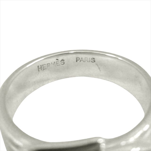 Polished Hermes Belt Motif Ring Santure Accessories Jewelry Sv925 Old Vintage