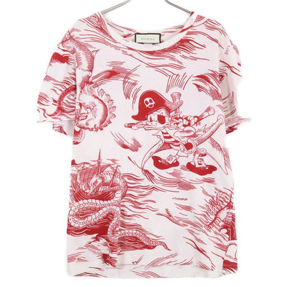 Gucci 440103 X Disny Red Print T-Shirt XS