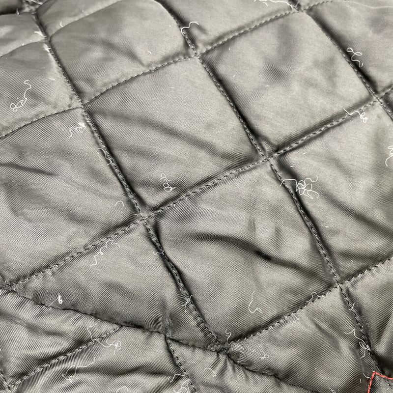 Balenciaga Red Checked Quilted Jacket 34