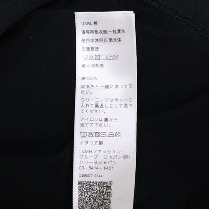 Celine 2x15m671q Black Crack Logo Stone Design T-Shirt S