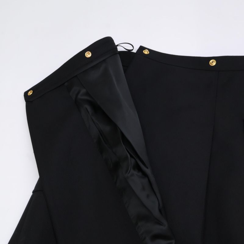 Celine 2j536523k Black Classic Wool Skirt 36