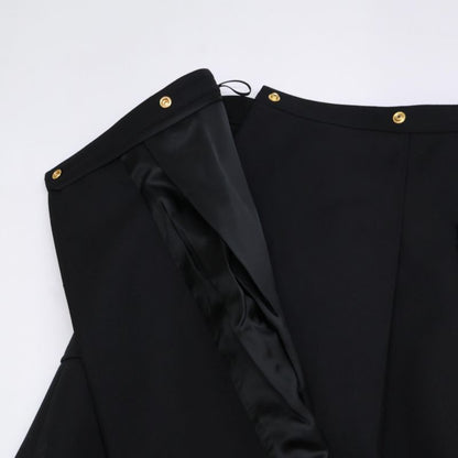 Celine 2j536523k Black Classic Wool Skirt 36