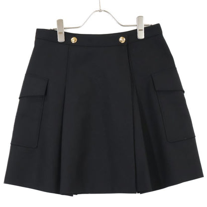 Celine 2j536523k Black Classic Wool Skirt 36