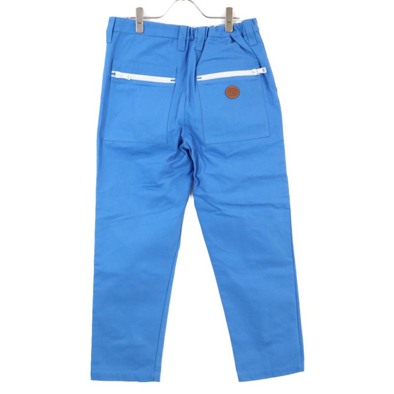 Gucci 696756 Blue Canvas Zip Pants 46