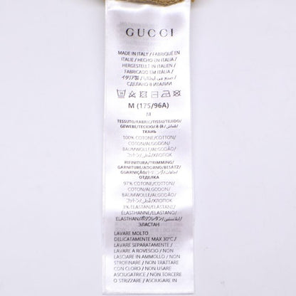 Gucci 24aw 784413 Xjgkr Beige Front Logo Cotton Jersey Sweatshirt M