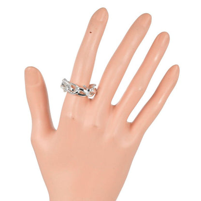 Tiffany & Co Forge Link High Polished Silver 925 10 Unisex 10.7g Ring