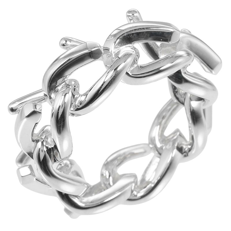 Tiffany & Co Forge Link High Polished Silver 925 10 Unisex 10.7g Ring