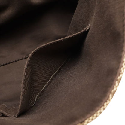 Gucci GG Canvas Shoulder Bag Messenger Bag Crossbody Leather Khaki Beige Dark