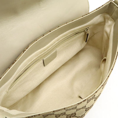 Gucci Sookie GG Canvas Shoulder Bag Messenger Bag Crossbody Leather Khaki Beige