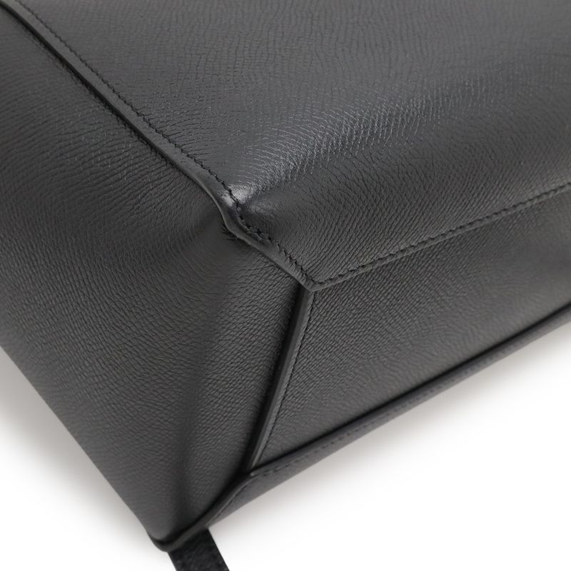 Celine Belt Bag Micro Handbag 2way Shoulder Bag Crossbody Leather Black Gold