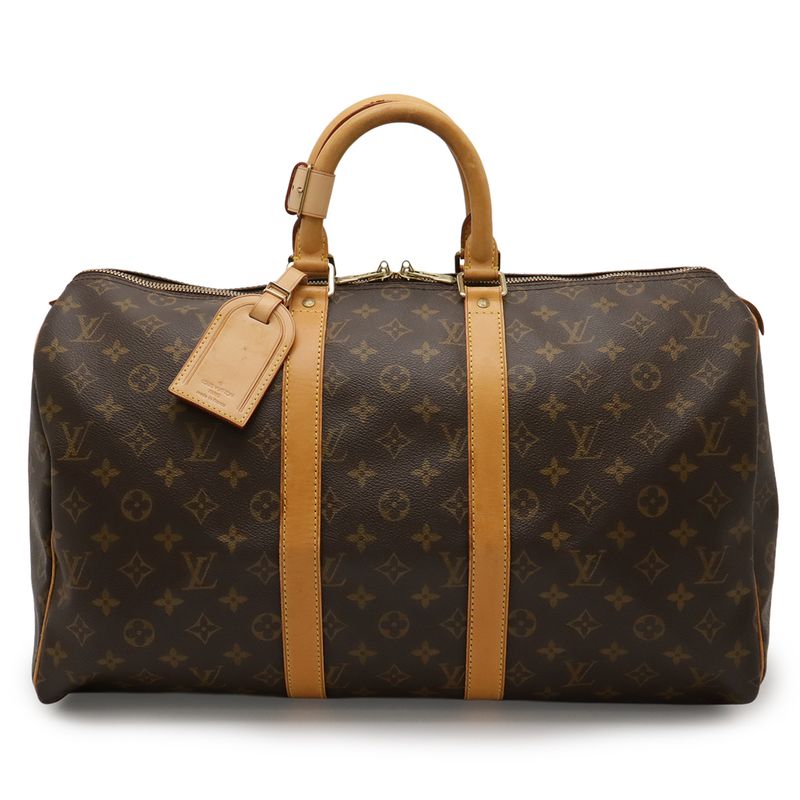 Louis Vuitton Monogram Keepall 45 Boston Bag Handbag Travel Purse Travel Bag