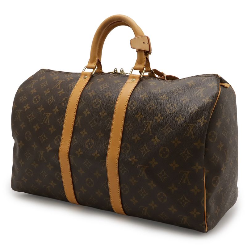 Louis Vuitton Monogram Keepall 45 Boston Bag Handbag Travel Purse Travel Bag