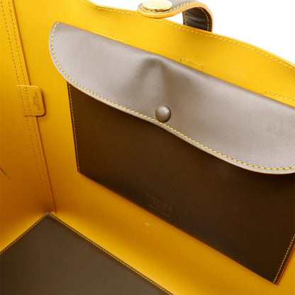 Loewe Leo Tote Shoulder Bag Shoulder Anagram Perforated Logo Leather Khaki