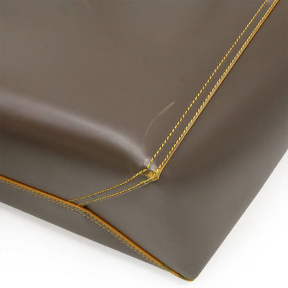 Loewe Leo Tote Shoulder Bag Shoulder Anagram Perforated Logo Leather Khaki