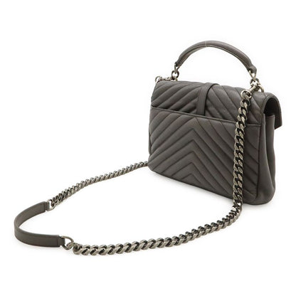 Saint Laurent Paris YSL Yves Saint Laurent College Handbag 2way Chain Shoulder