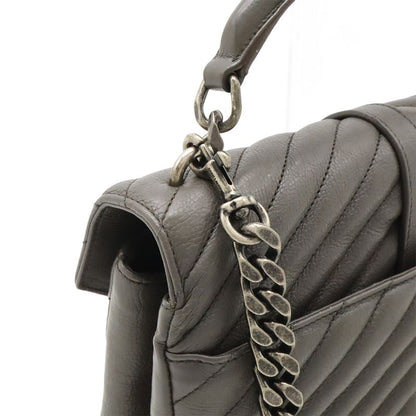 Saint Laurent Paris YSL Yves Saint Laurent College Handbag 2way Chain Shoulder