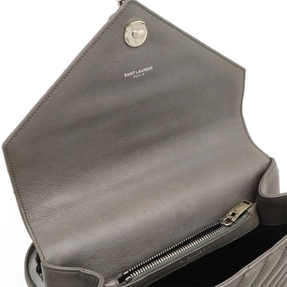 Saint Laurent Paris YSL Yves Saint Laurent College Handbag 2way Chain Shoulder