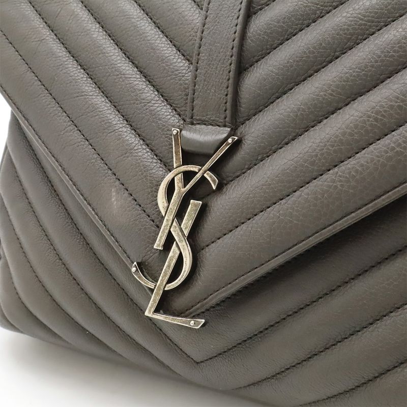 Saint Laurent Paris YSL Yves Saint Laurent College Handbag 2way Chain Shoulder