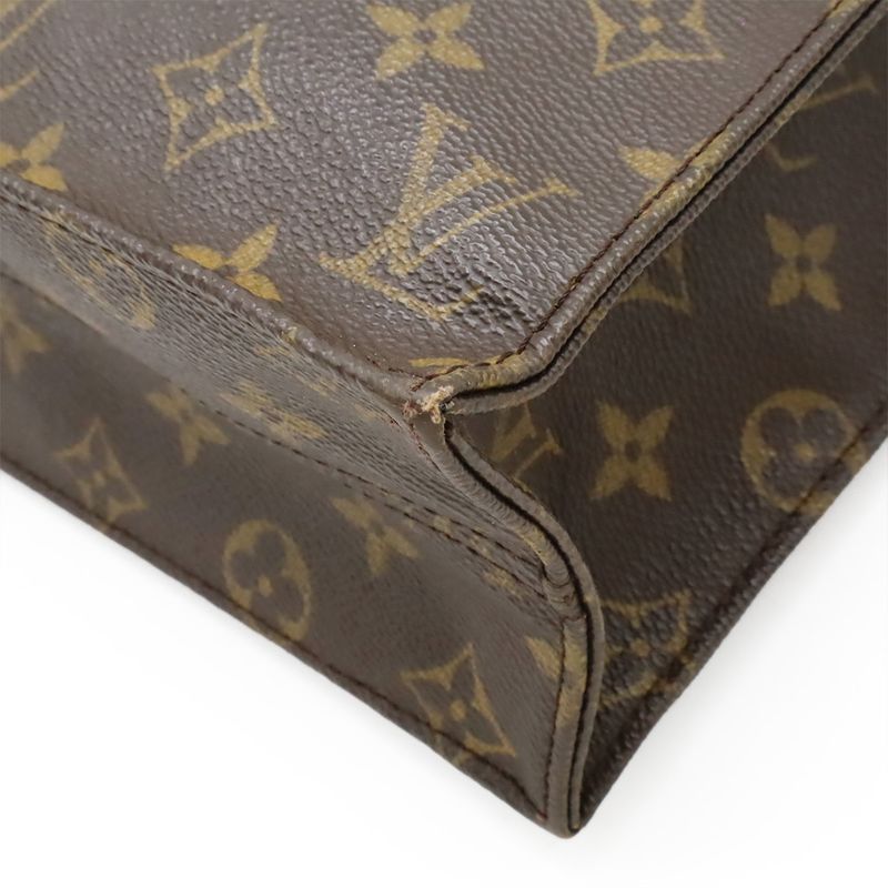 Louis Vuitton Monogram Sac Pla Tote Handbag Shopping Bag Business Bag Square