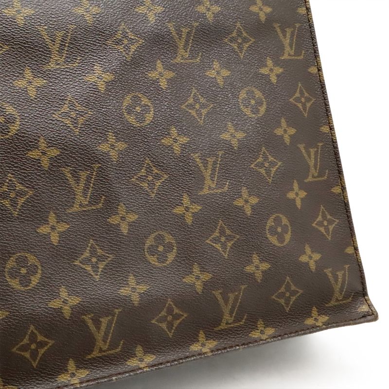 Louis Vuitton Monogram Sac Pla Tote Handbag Shopping Bag Business Bag Square