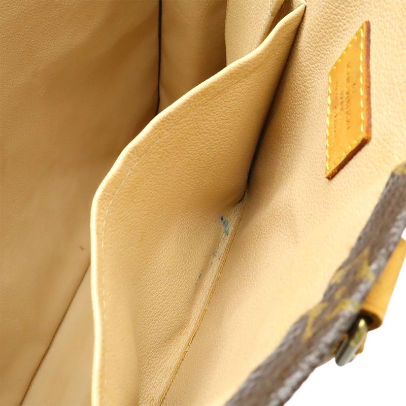 Louis Vuitton Monogram Sac Pla Tote Handbag Shopping Bag Business Bag Square