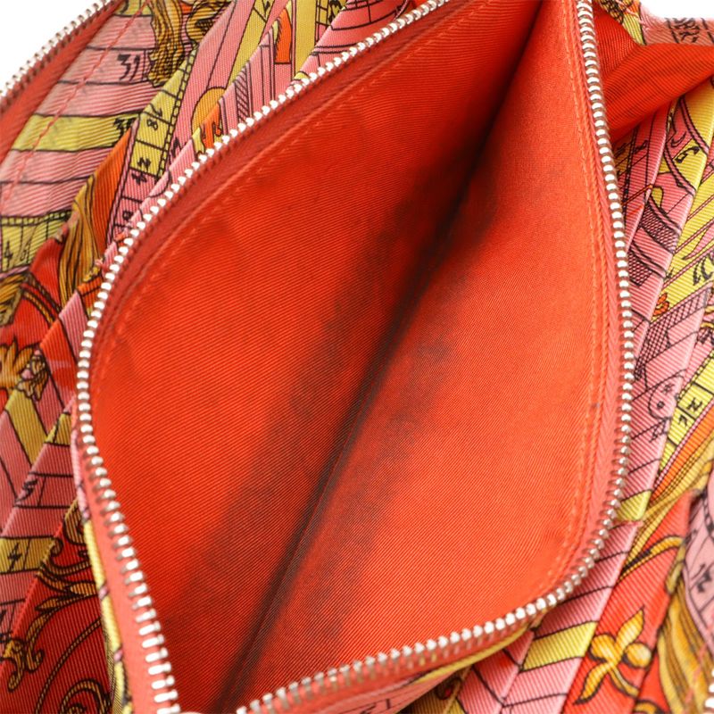 Hermes Azap Long Silk Inn Round Zipper Long Wallet Vaux-Epson Leather Rose