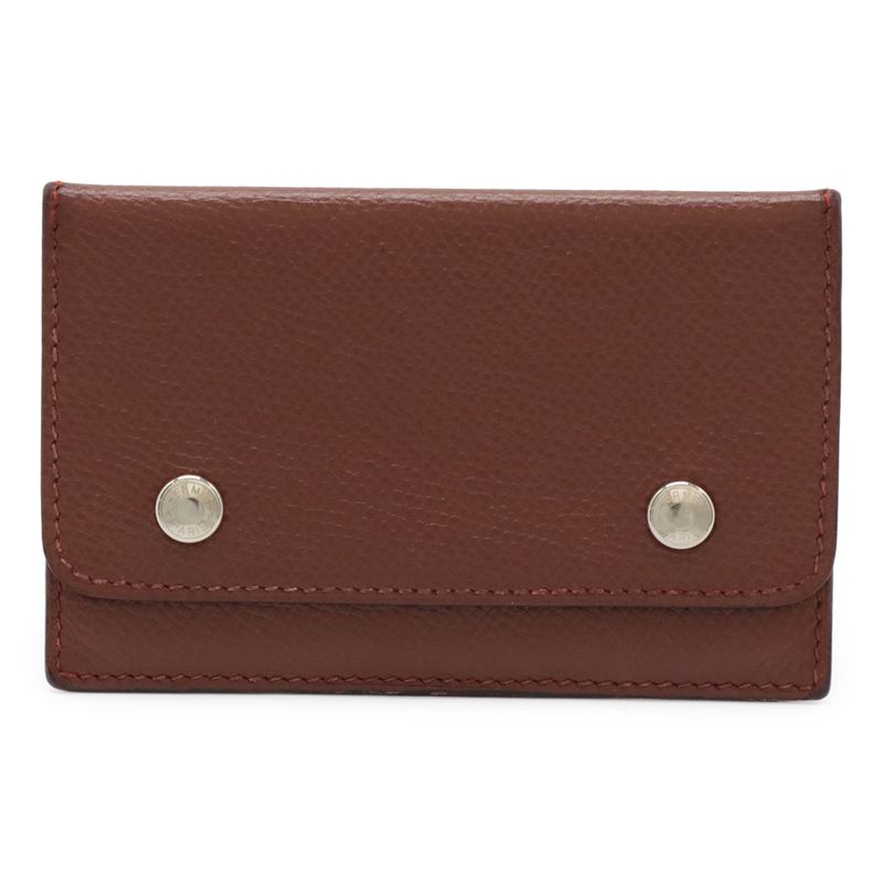 Hermes Serie Card Case Business Card Holder Pass Case Vaux Epson Leather Red