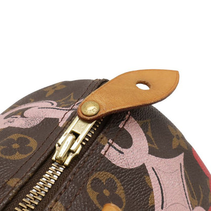 Louis Vuitton Monogram Bay Speedy 30 Chain Print Handbag Mini Boston Bag with