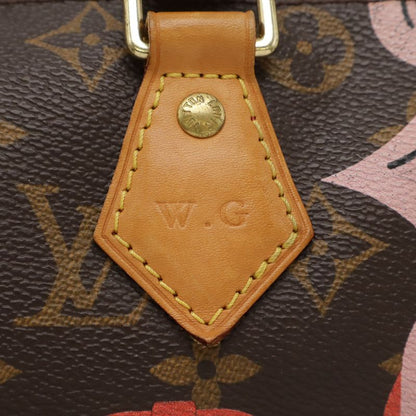 Louis Vuitton Monogram Bay Speedy 30 Chain Print Handbag Mini Boston Bag with