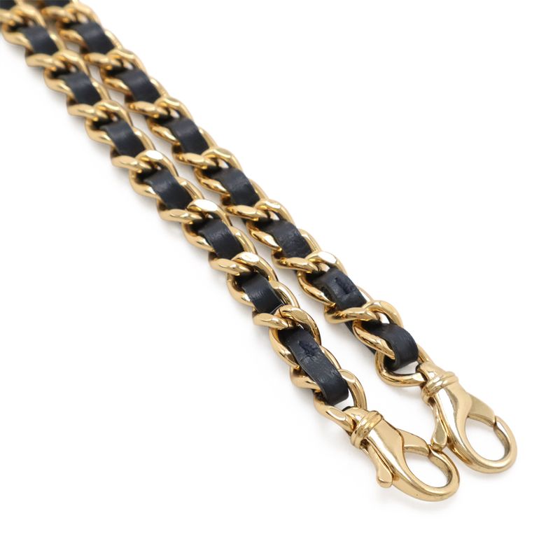 Chanel Deauville Chain Wallet Long Wallet Clutch 2way Shoulder Bag Pochette