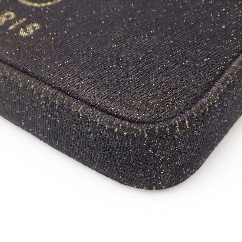 Chanel Deauville Chain Wallet Long Wallet Clutch 2way Shoulder Bag Pochette