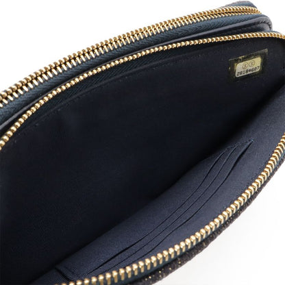 Chanel Deauville Chain Wallet Long Wallet Clutch 2way Shoulder Bag Pochette