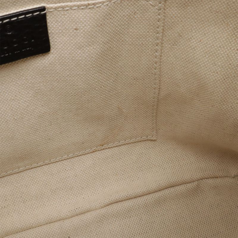 Gucci Bamboo Backpack Sac Backpack Shoulder Bag Fringe Tassel Leather Black