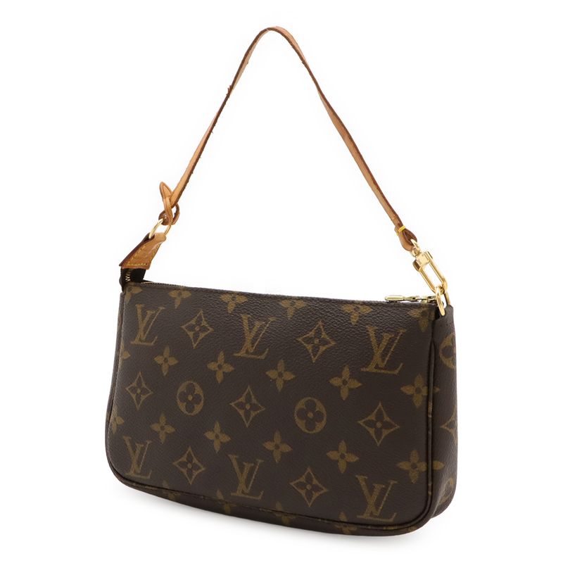 Louis Vuitton Monogram Pochette Accessoire Accessory Pouch Handbag Party Bag