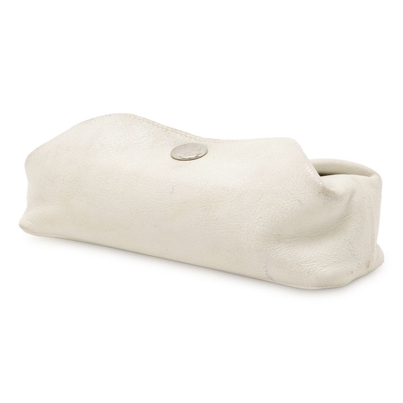 Hermes Bee Pop PM Pouch Small Bag Pencil Case Pencil Box Leather Off-White