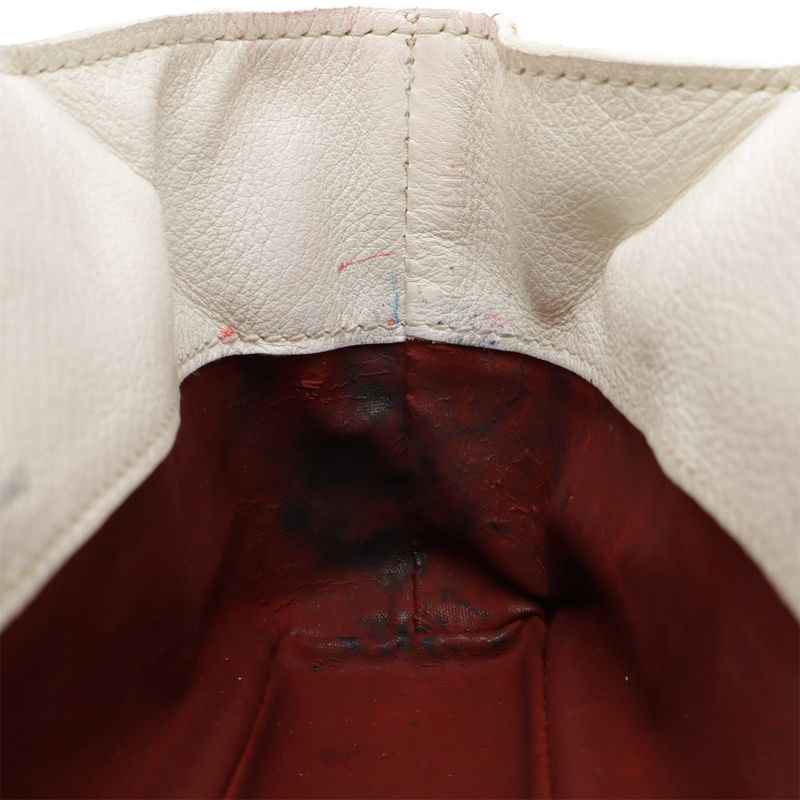 Hermes Bee Pop PM Pouch Small Bag Pencil Case Pencil Box Leather Off-White