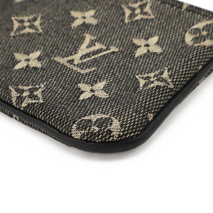 Louis Vuitton Monogram Mini Pochette Cles Coin Case Coin Purse Noir Black with