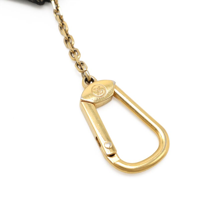 Louis Vuitton Monogram Mini Pochette Cles Coin Case Coin Purse Noir Black with