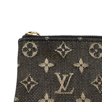 Louis Vuitton Monogram Mini Pochette Cles Coin Case Coin Purse Noir Black with