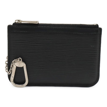Louis Vuitton Epi Pochette Cles Nm Coin Case Coin Purse Noir Black Silver