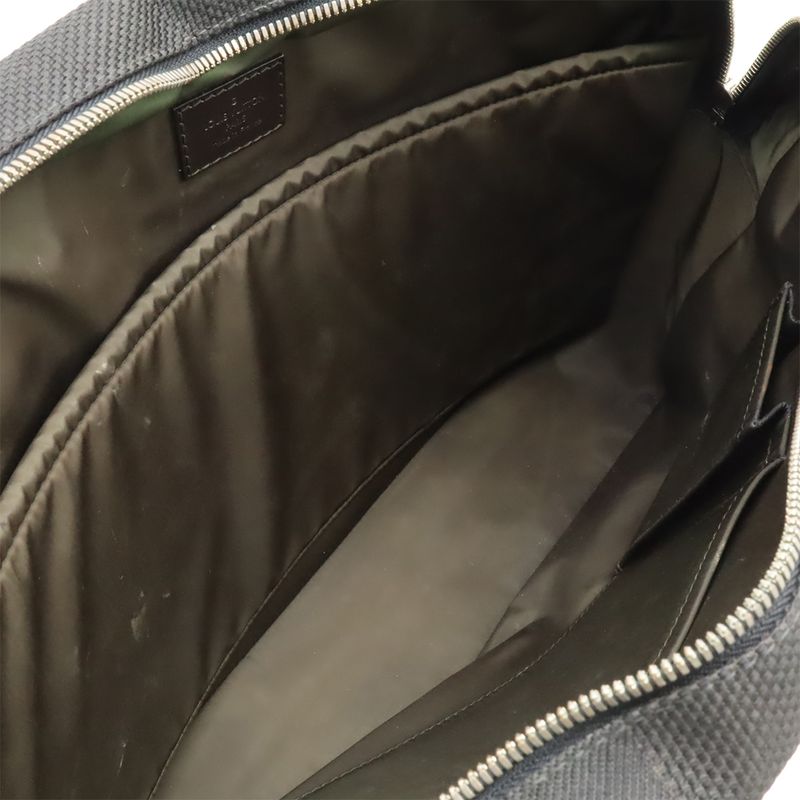 Louis Vuitton Damier Geant Yac Business Bag Briefcase Document Purse Noir Black