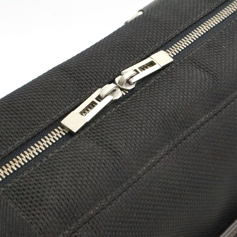 Louis Vuitton Damier Geant Yac Business Bag Briefcase Document Purse Noir Black