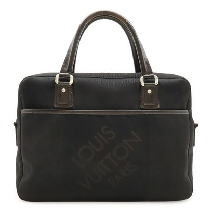 Louis Vuitton Damier Geant Yac Business Bag Briefcase Document Purse Noir Black
