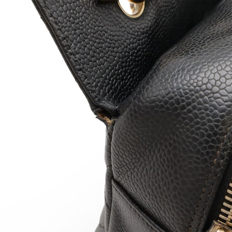 Chanel Matelasse Petit Timeless Tote Ptt Tote Chain Shoulder Bag Caviar Skin