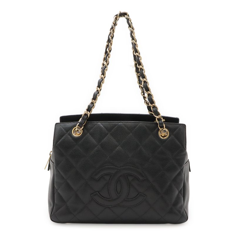 Chanel Matelasse Petit Timeless Tote Ptt Tote Chain Shoulder Bag Caviar Skin